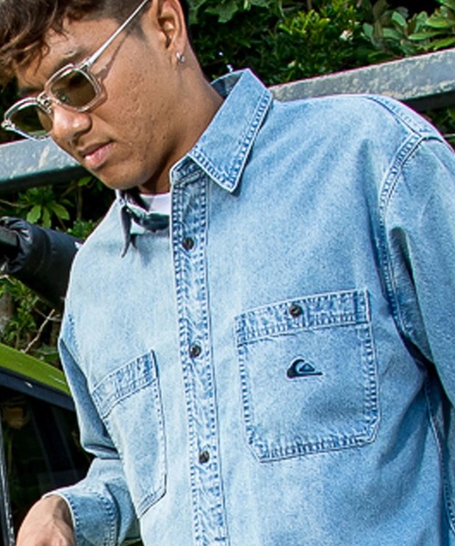 Quiksilver（クイックシルバー） シャツ メンズ DENIM WASH SH 長袖