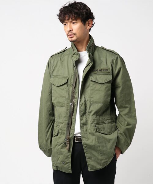 「HYSTERIC GLAMOUR」 ブルゾン LARGE グリーン メンズの画像