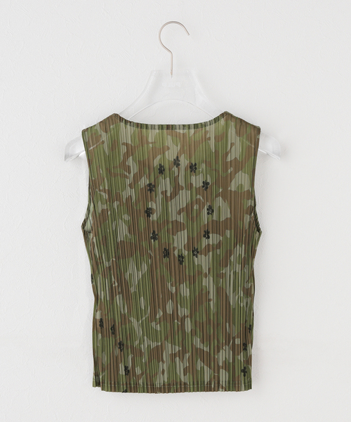 タンクトップ ノースリーブ P.A.M. / パークスアンドミニ KALLIMA PLEATED TANK TOP レディースの画像