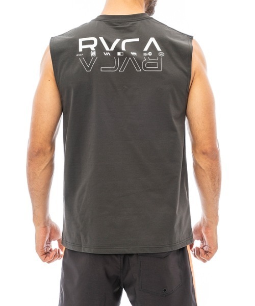 「RVCA」 ノースリーブトップス X-LARGE ブラックミックス メンズ_画像6