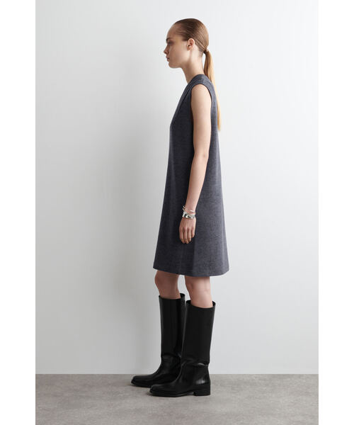 「COS」 ノースリーブワンピース L ブラック レディース_画像3