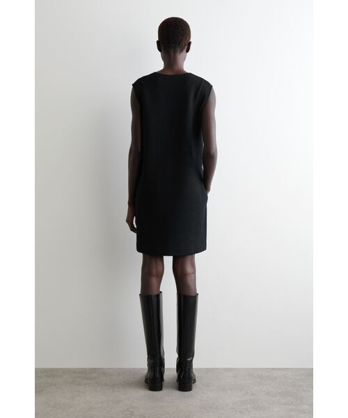 「COS」 ノースリーブワンピース L ブラック レディース_画像7