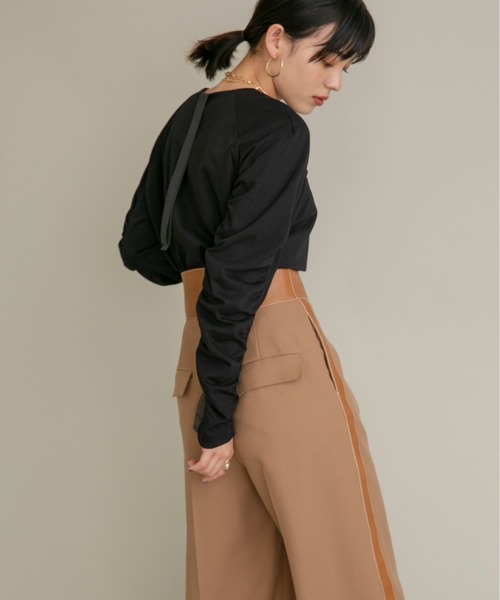 「Eimee Law」 長袖カットソー 38 ブラック レディース_画像4