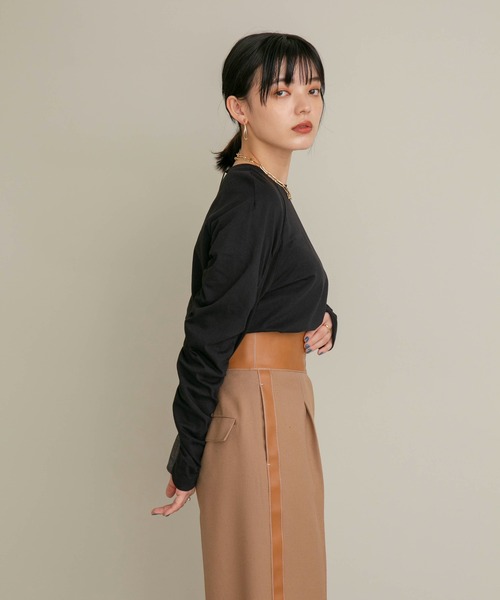 「Eimee Law」 長袖カットソー 38 ブラック レディース_画像6