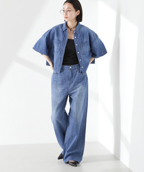 「Healthy denim」 デニムパンツ 25 ブルー レディースの画像