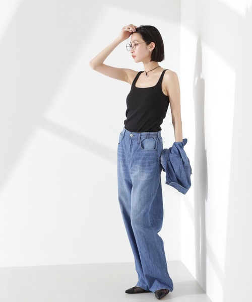 「Healthy denim」 デニムパンツ 25 ブルー レディースの画像