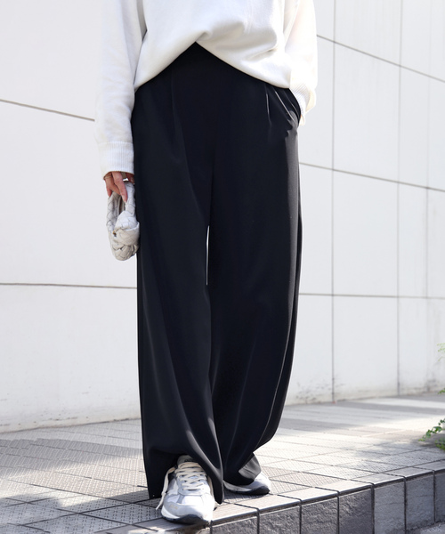 「Deuxieme Classe」 「EVERYDAY I LIKE.」イージーパンツ 34 ブラック レディースの画像