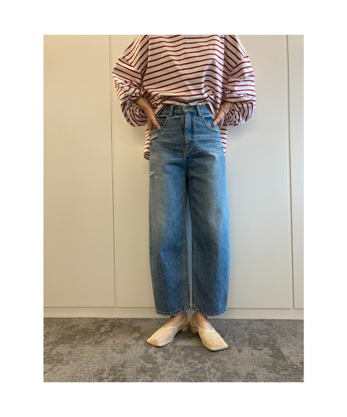「BLACK BY MOUSSY」 「blkbyjeans」デニムパンツ 26inch ブルー レディースの画像