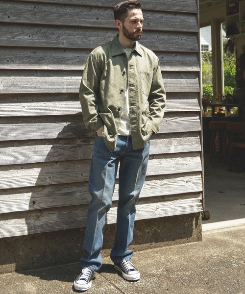 「MR.OLIVE」 ジャケット MEDIUM ネイビー メンズの画像