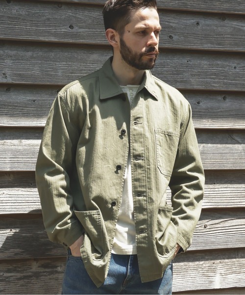 「MR.OLIVE」 ジャケット MEDIUM ネイビー メンズの画像