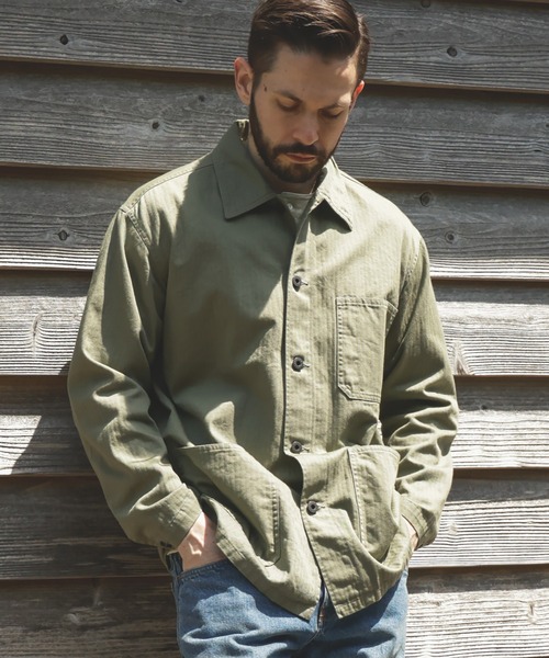 「MR.OLIVE」 ジャケット MEDIUM ネイビー メンズの画像