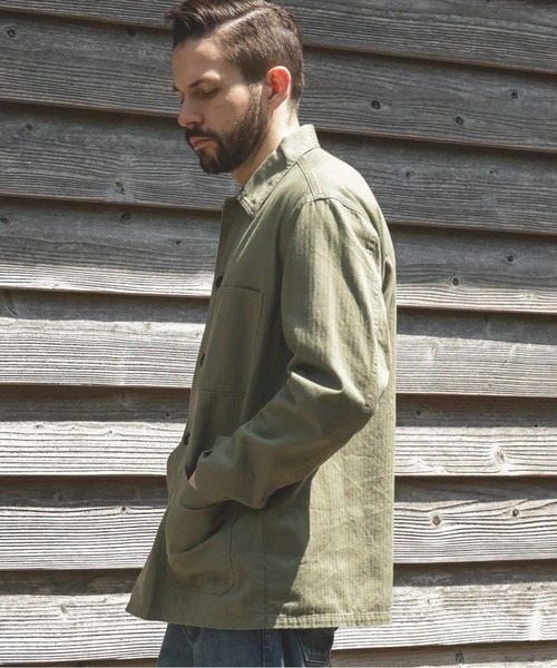 「MR.OLIVE」 ジャケット MEDIUM ネイビー メンズの画像