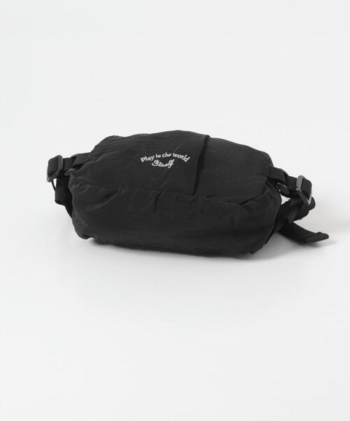 STROLLERZ バッグ BODY BAG 刺繍 ウエスト ポーチ 黒 LA URBAN RESEARCH DOORS（アーバンリサーチドアーズ） ボディバッグ