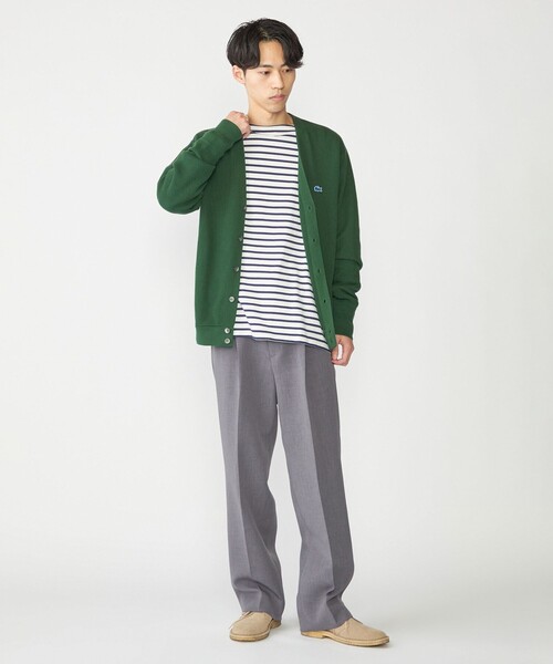 LACOSTE（ラコステ） ニットカーディガン 4 ネイビー メンズ 