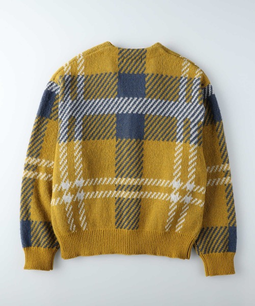 「Right-on」 ニットカーディガン L イエロー レディース_画像6