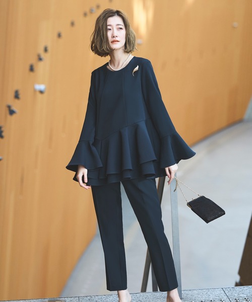 RUIRUE BOUTIQUE（ルイルエブティック） セットアップ L ネイビー