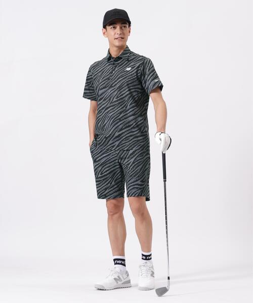 New Balance Golf（ニューバランスゴルフ） パンツ ロゴラインゼブラ柄