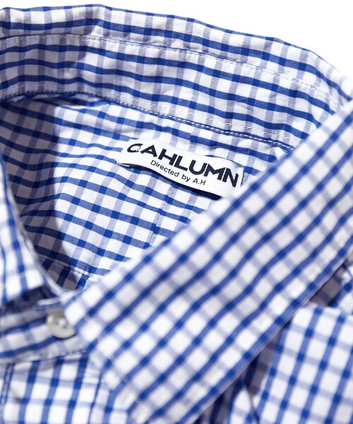 「CAHLUMN」 長袖シャツ X-LARGE ブルー メンズ_画像4