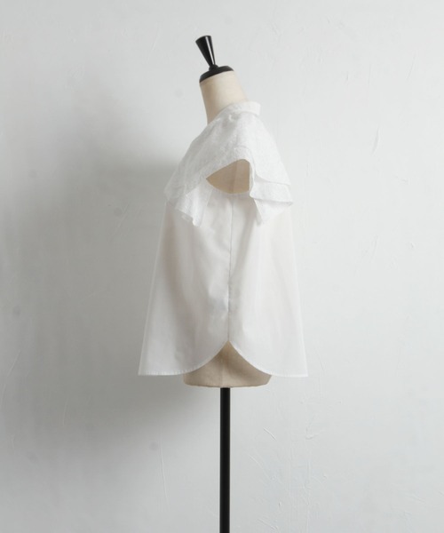 「tocco closet」 半袖ブラウス M ブラック レディース_画像4