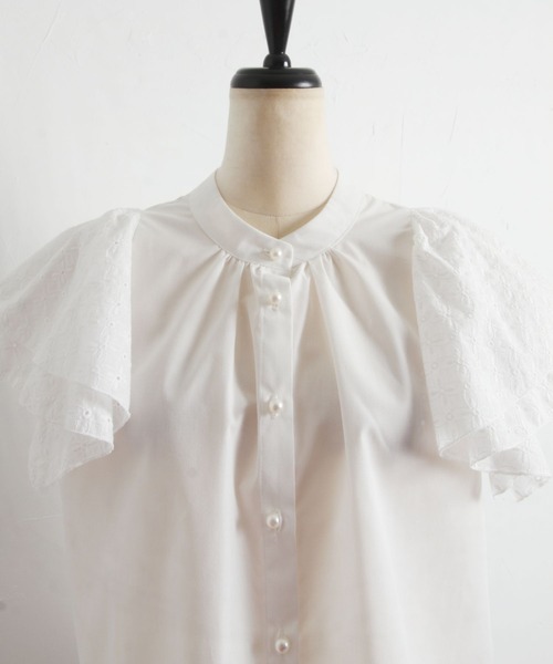 「tocco closet」 半袖ブラウス M ブラック レディース_画像7