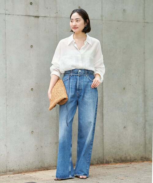 「Plage」 長袖シャツ - グレー レディース_画像6