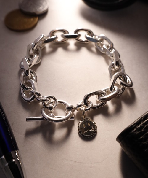 ブレスレット LION HEART “LEO”サイドカットファットチェーンブレスレット メンズ レディース