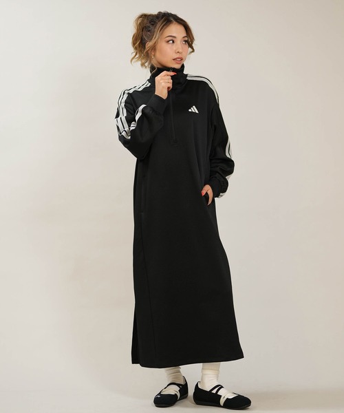 adidas（アディダス） ワンピース ワンピース ハーフジップ W STADIUM