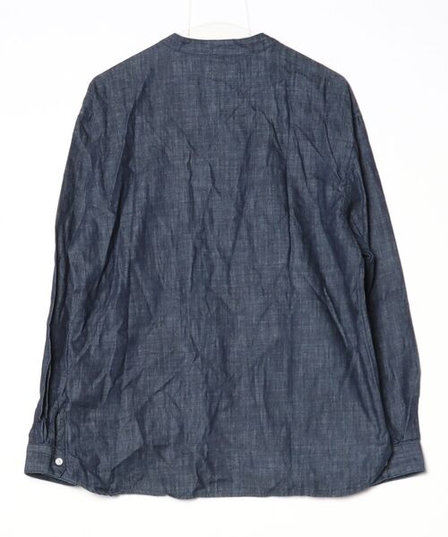 「The DUFFER of ST.GEORGE」 長袖シャツ MEDIUM ブルー メンズ_画像2