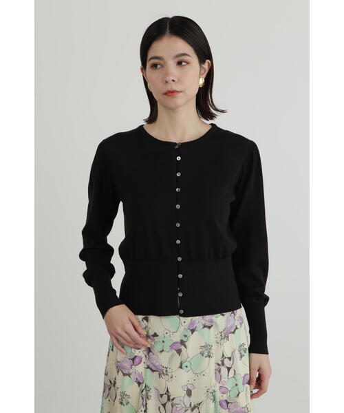 「JILL STUART」 ニットカーディガン FREE ピンク レディース_画像3