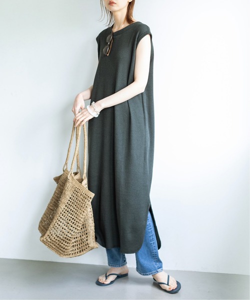 IENA（イエナ） ワンピース ヘンプコットンワッフルワンピース