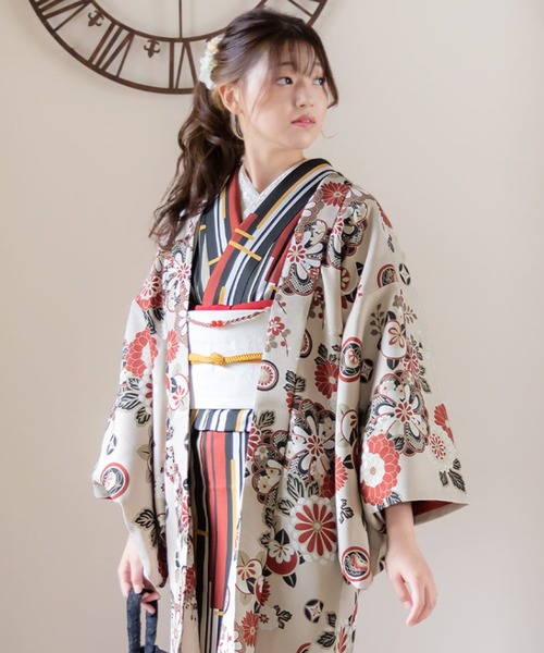着物 レディース 羽織 単品 ポリエステル　ミモザシリーズ KIMONOMACHI オリジナル レディース
