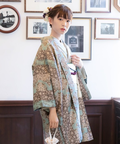 着物 レディース 羽織 単品 ポリエステル　ミモザシリーズ KIMONOMACHI オリジナル レディース