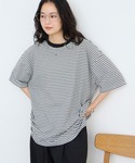 tシャツ 半袖 「forksy.」半袖配色リブ...の詳細画像2