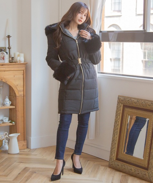 Julia Boutique（ジュリアブティック） コート アウター ベルト付き 