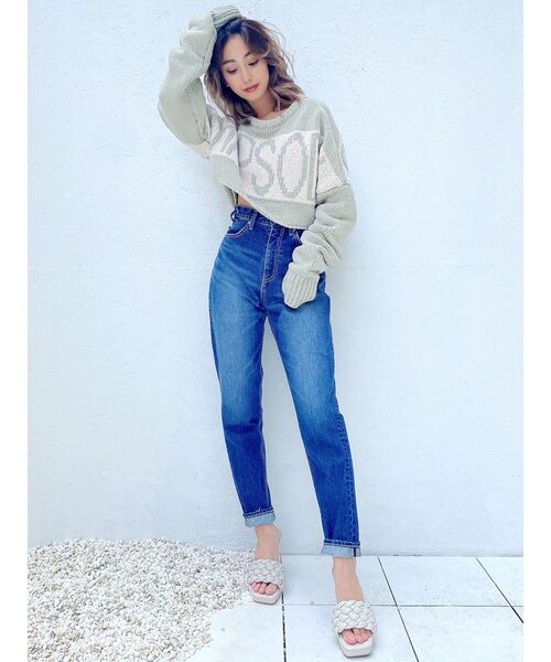 ニット RHAPSODYモールショートニットトップス レディース | GYDA | 15