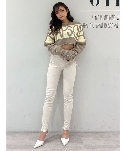 ニット RHAPSODYモールショートニットトップス レディース | GYDA | 20