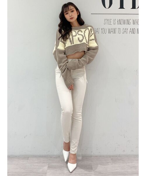 ニット RHAPSODYモールショートニットトップス レディース | GYDA | 21