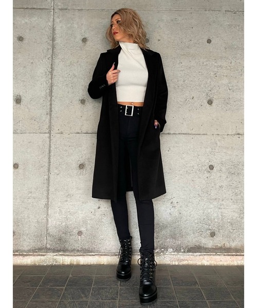 EGOIST（エゴイスト） コート チェスターコート 2釦Iラインチェスター