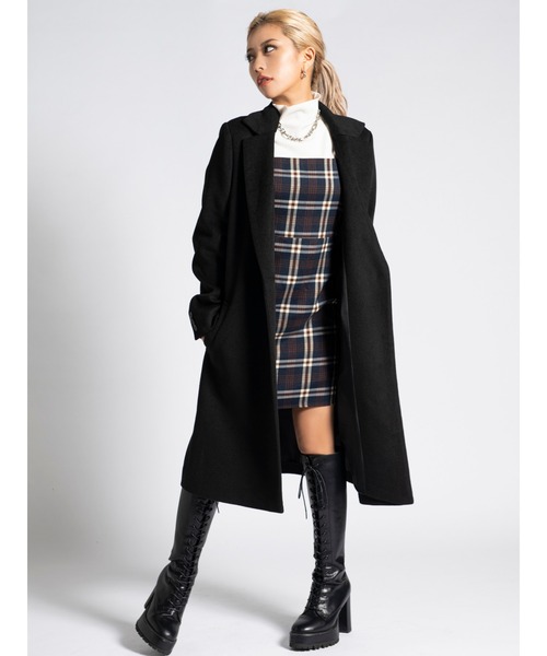 EGOIST（エゴイスト） コート チェスターコート 2釦Iラインチェスター