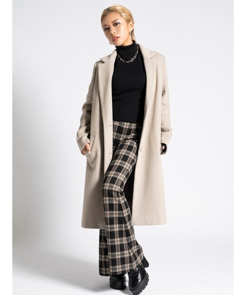 EGOIST（エゴイスト） コート チェスターコート 2釦Iラインチェスター