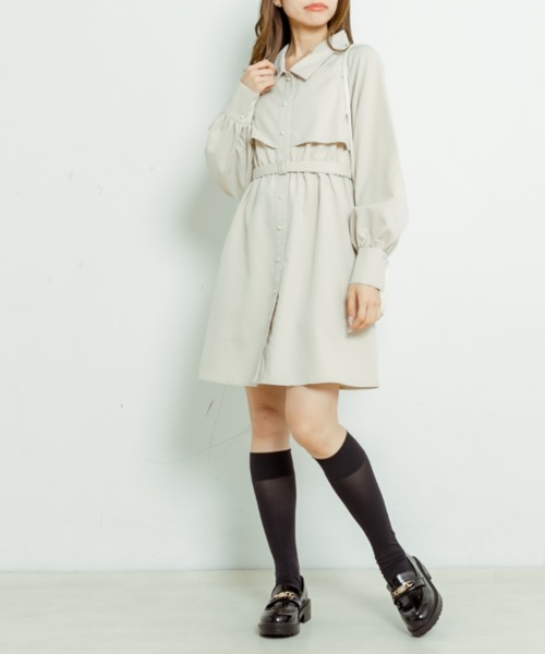 【即日発送⭕️・未開封】　OLIVE des OLIVE　ミニワンピース OLIVE des OLIVE（オリーブデオリーブ）の「背中見せワンピース