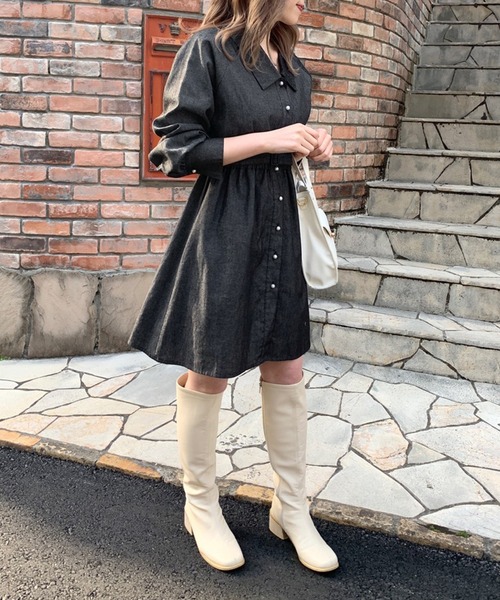 OLIVE des ワンピース 【WEB限定】トレンチミニワンピース