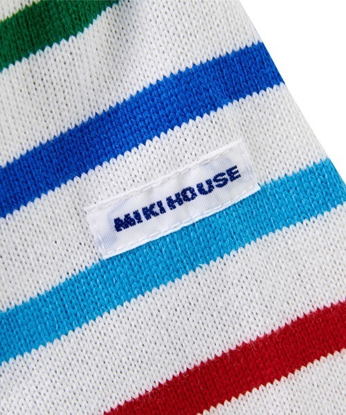 ミキハウス　車オーバーオール風カバーオール MIKI HOUSE ベビー服 ロンパース 車オーバーオール風