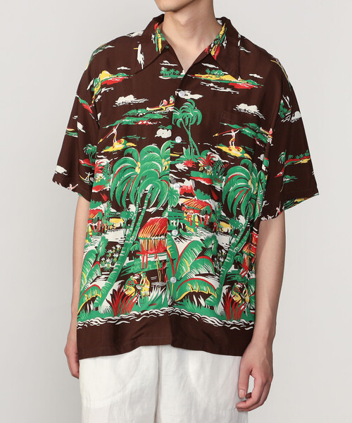 KAHANAMOKU ハワイアンプリント 半袖シャツ 楽天市場】duke hawaiian s／s shirtの通販