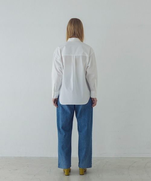 DRESSLAVE コットンレースシャツ　ブラウス Sonny Label｜『WEB限定』バンドカラーコットンレースシャツ