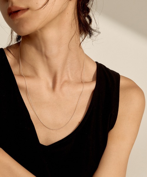 novice ネックレス 「novice」Ball Chain Necklace「Silver925