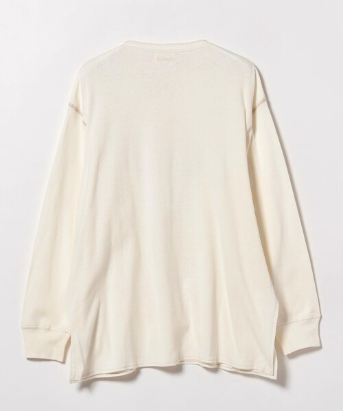 tシャツ Tシャツ BEAMS BOY / リブ スウィッチ ヘンリーネック ロング 