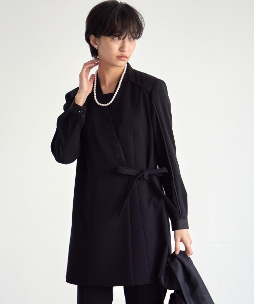 タグ付き未使用☆レザレクション ジャガード黒セットアップ サイズXL セットアップ 喪服・礼服｜Callarus｜ 洗える｜防しわ（イージーケア