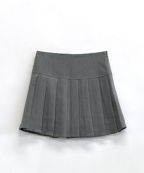 【Rirandture】グレー プリーツミニスカート Riff スカート プリーツミニスカート : ZOZOTOWN Yahoo!店