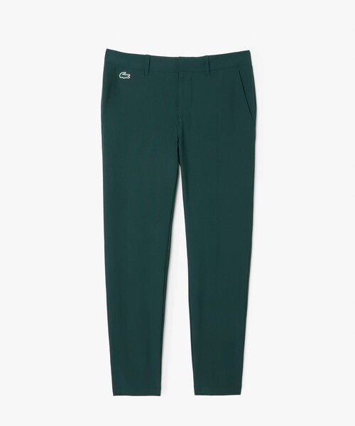LACOSTEウルトラドライスリムフィットゴルフパンツ グリーン size42 LACOSTE チノパン 撥水 ウルトラドライツイル スリムフィット